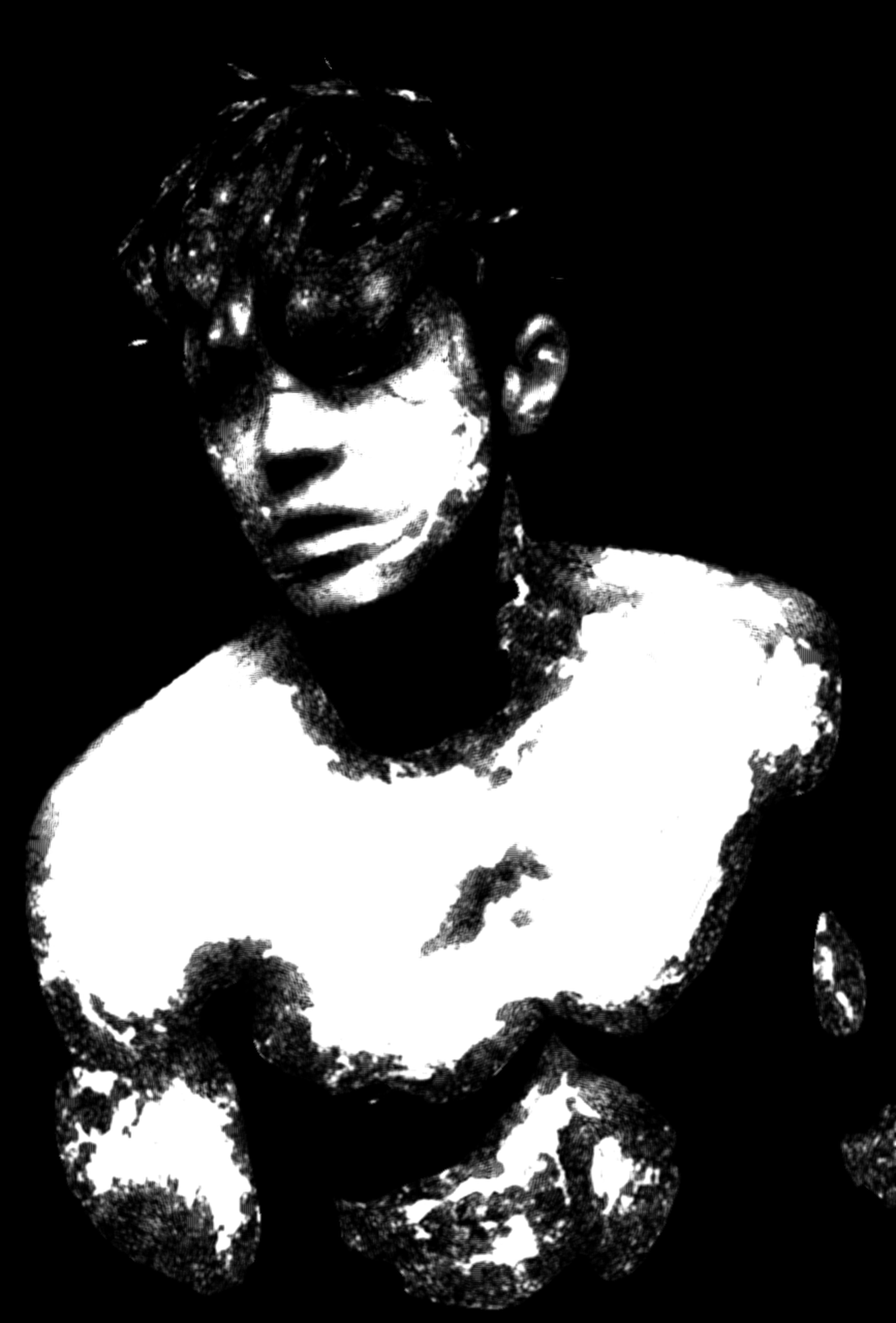 Ink portrait created with Inkwork